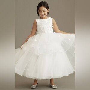 New Anthropologie Princess Daliana Butterfly Flower Girl Dress Size 6
